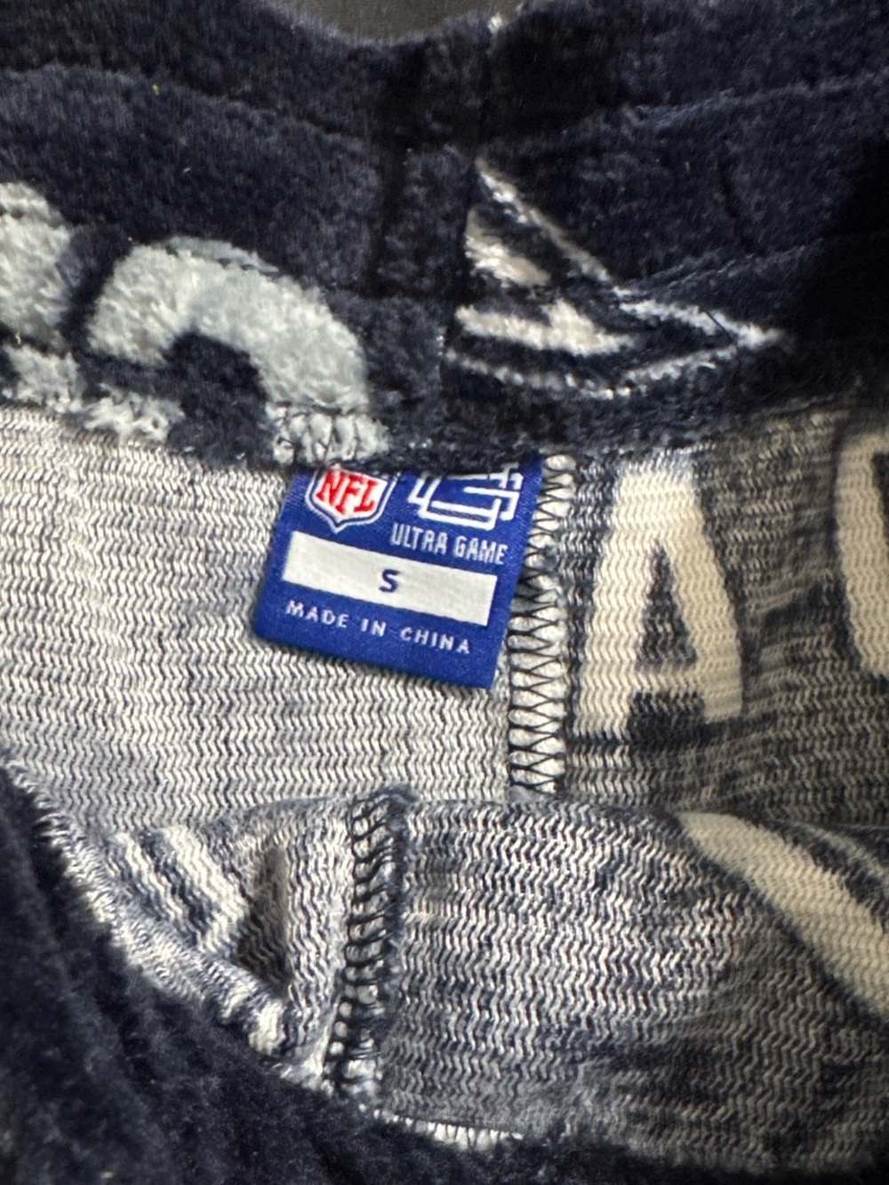 Dallas Cowboys Navy Plush Lounge Shorts - Picture 3 of 3